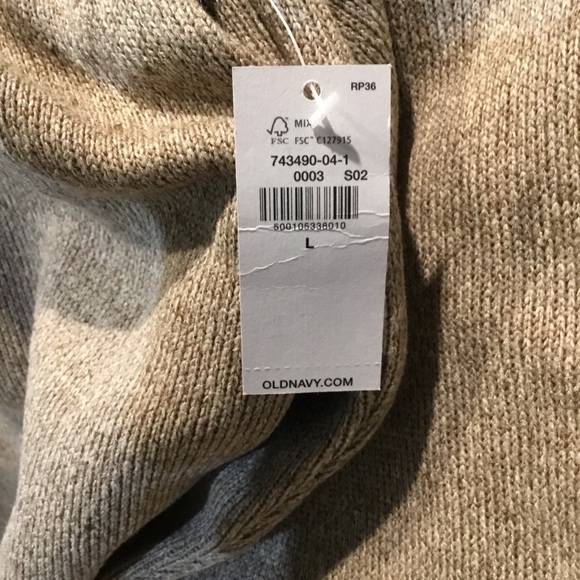 Men’s Quarter Zip Knit-Sweater- Old Navy - Picture 3 of 3